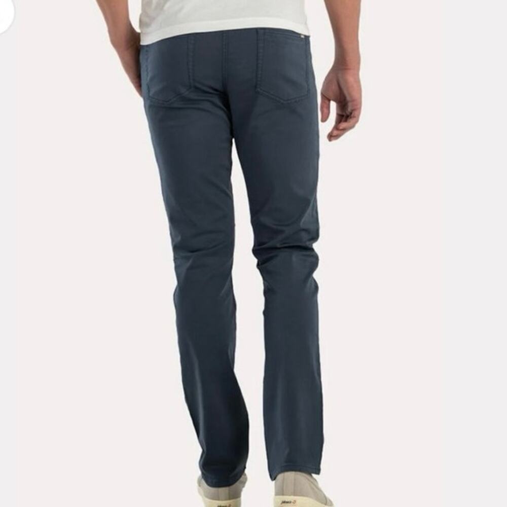 Johnnie-O Men's Sawyer Pant with sateen weave blue size 35x28